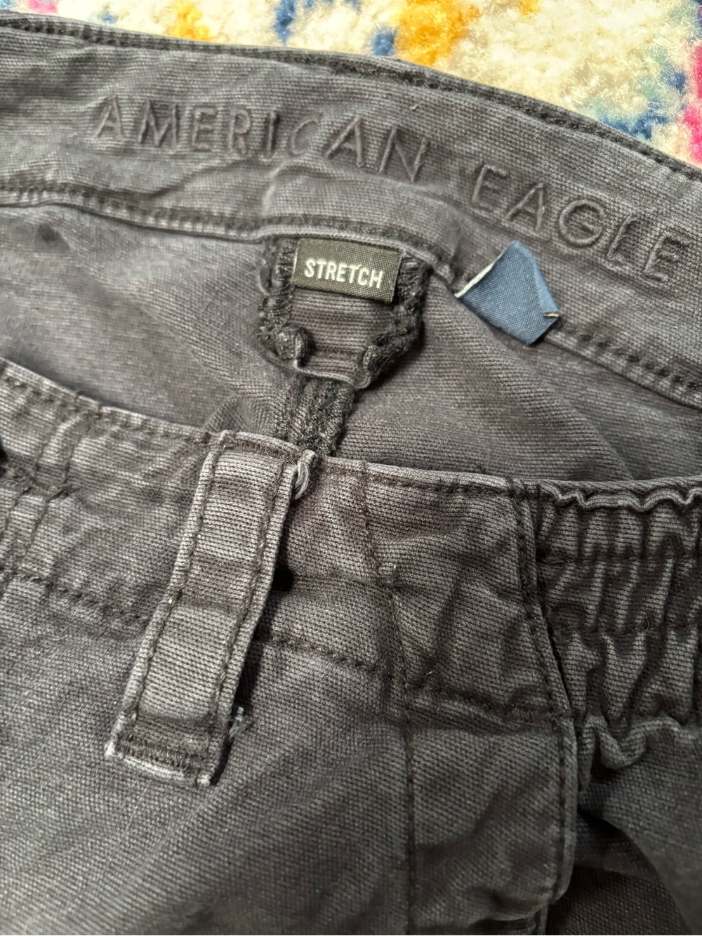 American Eagle Outfitters Black Cargo Pants - Picture 4 of 4